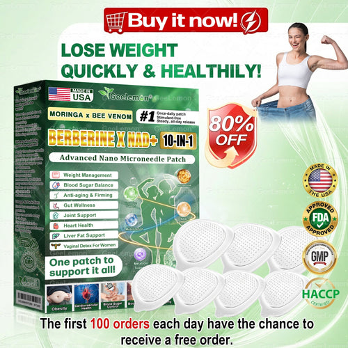 𝐎𝐟𝐟𝐢𝐜𝐢𝐚𝐥 𝐔𝐒 𝐒𝐭𝐨𝐫𝐞 🇺🇸  | 🧑‍⚕️ 𝐆𝐞𝐞𝐋𝐞𝐦𝐨𝐧® Moringa · Berberine × NAD+ 𝟏𝟎-𝐢𝐧-𝟏 𝐀𝐝𝐯𝐚𝐧𝐜𝐞𝐝 𝐍𝐚𝐧𝐨 𝐌𝐢𝐜𝐫𝐨𝐧𝐞𝐞𝐝𝐥𝐞 𝐏𝐚𝐭𝐜𝐡 — 𝐎𝐧𝐜𝐞 𝐃𝐚𝐢𝐥𝐲, 𝐕𝐢𝐬𝐢𝐛𝐥𝐞 𝐑𝐞𝐬𝐮𝐥𝐭𝐬 𝐢𝐧 𝟕 𝐃𝐚𝐲𝐬