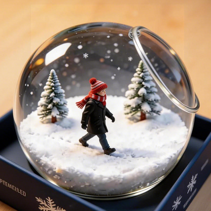 Luxury Snow Globe Gift Set for Kids & Adults | Christmas Birthday Gift | Premium Glass Desk Decor | Creative Holiday Toy
