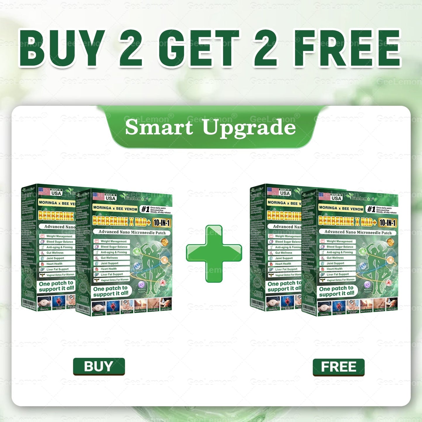 𝐎𝐟𝐟𝐢𝐜𝐢𝐚𝐥 𝐔𝐒 𝐒𝐭𝐨𝐫𝐞 🇺🇸  | 🧑‍⚕️ 𝐆𝐞𝐞𝐋𝐞𝐦𝐨𝐧® Moringa · Berberine × NAD+ 𝟏𝟎-𝐢𝐧-𝟏 𝐀𝐝𝐯𝐚𝐧𝐜𝐞𝐝 𝐍𝐚𝐧𝐨 𝐌𝐢𝐜𝐫𝐨𝐧𝐞𝐞𝐝𝐥𝐞 𝐏𝐚𝐭𝐜𝐡 — 𝐎𝐧𝐜𝐞 𝐃𝐚𝐢𝐥𝐲, 𝐕𝐢𝐬𝐢𝐛𝐥𝐞 𝐑𝐞𝐬𝐮𝐥𝐭𝐬 𝐢𝐧 𝟕 𝐃𝐚𝐲𝐬